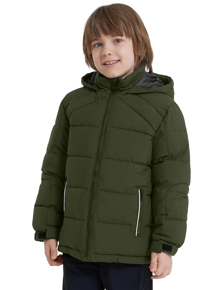 FLARE BALL HOODED PUFF ジャケット カーキ1 FLARE BALL HOODED PUFF ジャケット カーキ1